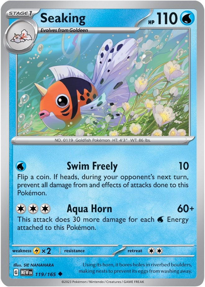 Image for Seaking (119/165) (SV: Scarlet & Violet 151) - Pokemon