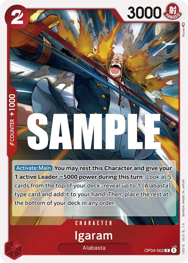 Image for Igaram (OP04-002) (Kingdoms of Intrigue) - One Piece Card Game