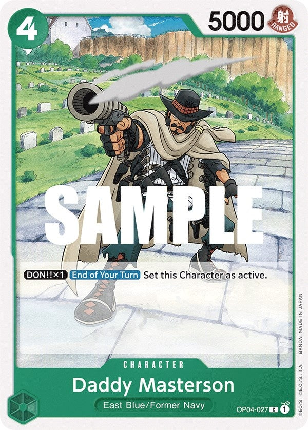 Image for Daddy Masterson (OP04-027) (Kingdoms of Intrigue) - One Piece Card Game