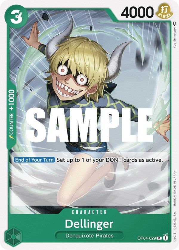 Image for Dellinger (OP04-029) (Kingdoms of Intrigue) - One Piece Card Game