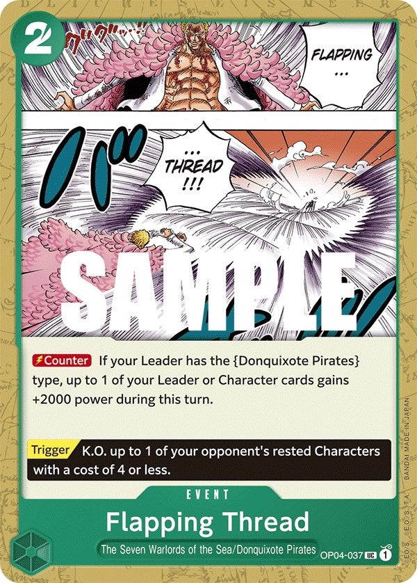 Image for Flapping Thread (OP04-037) (Kingdoms of Intrigue) - One Piece Card Game