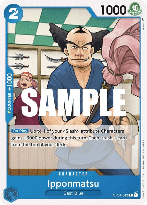 Image for Ipponmatsu (OP04-042) (Kingdoms of Intrigue) - One Piece Card Game