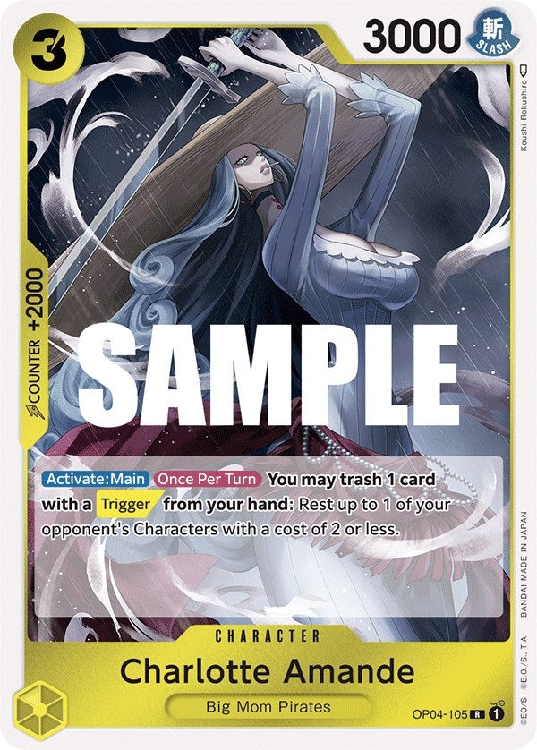 Image for Charlotte Amande (OP04-105) (Kingdoms of Intrigue) - One Piece Card Game