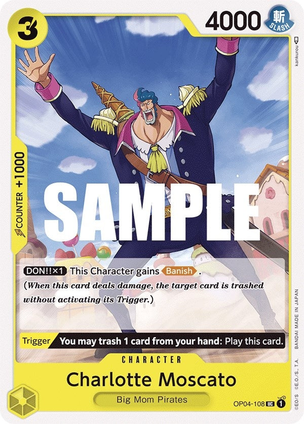 Image for Charlotte Moscato (OP04-108) (Kingdoms of Intrigue) - One Piece Card Game