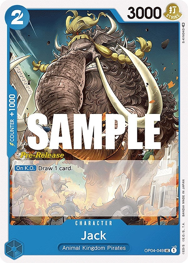 Image for Jack (OP04-049) (Kingdoms of Intrigue Pre-Release Cards) - One Piece Card Game