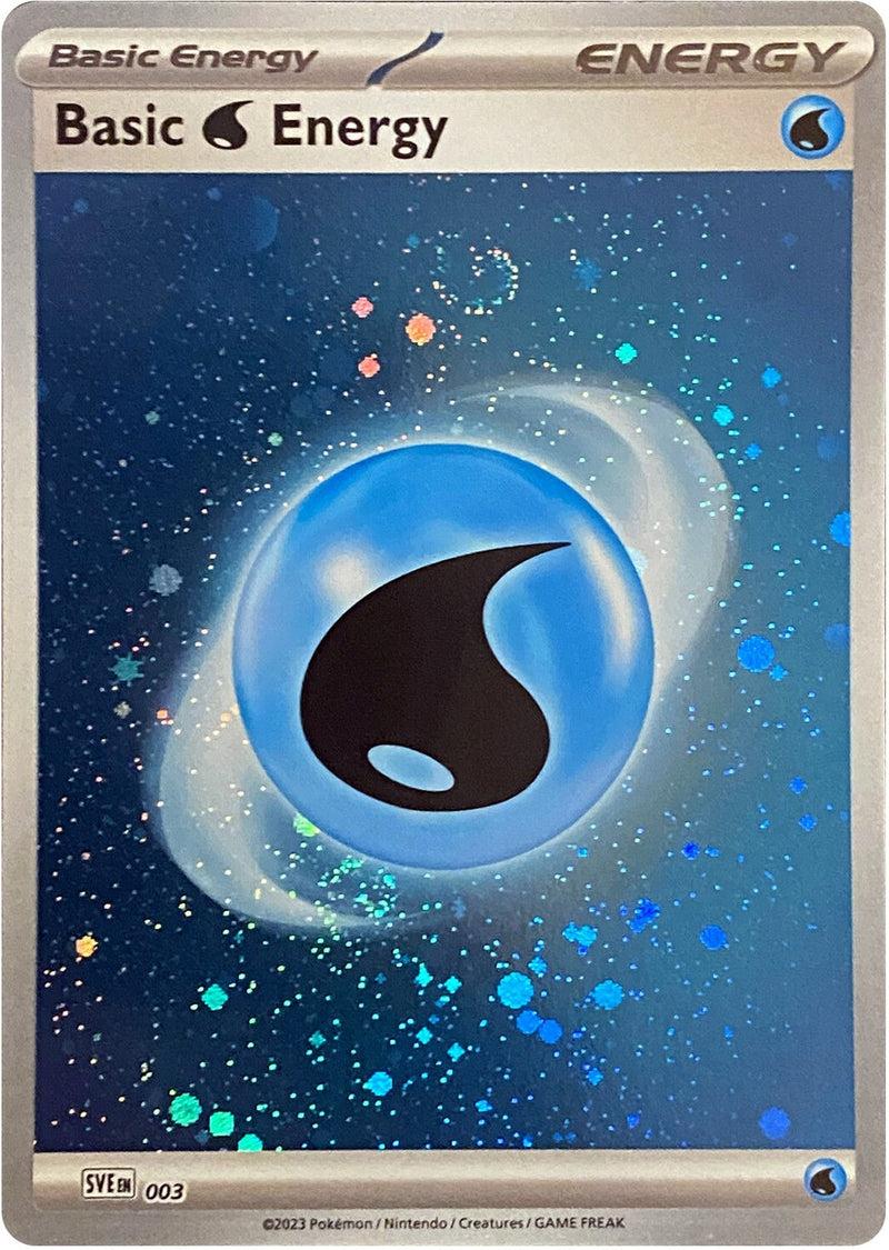 Image for Basic Water Energy (Cosmos Holo) (003) (SVE: Scarlet & Violet Energies) - Pokemon