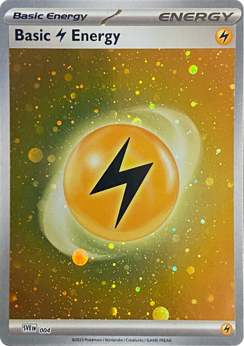 Image for Basic Lightning Energy (Cosmos Holo) (004) (SVE: Scarlet & Violet Energies) - Pokemon