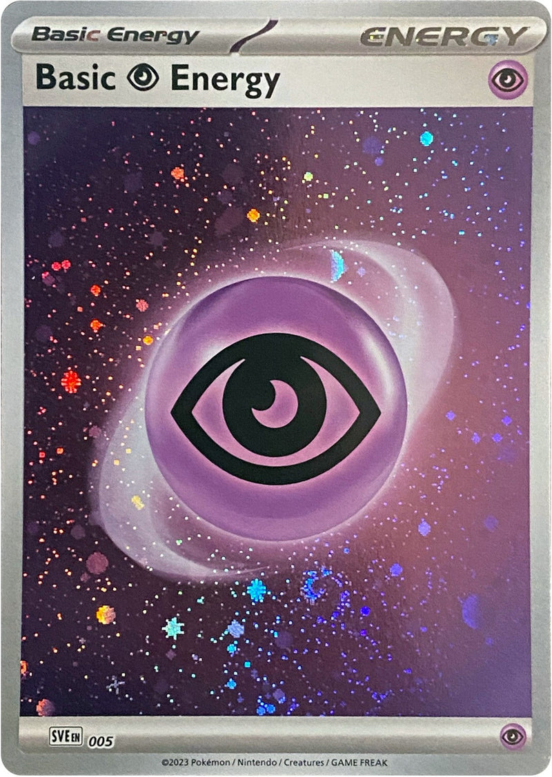 Image for Basic Psychic Energy (Cosmos Holo) (005) (SVE: Scarlet & Violet Energies) - Pokemon