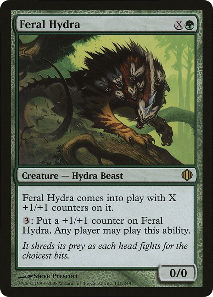 Feral Hydra (Magic Player Rewards 2009) (131) (Oversize Cards)