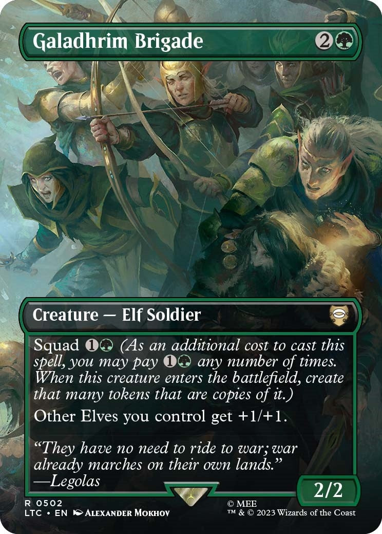 Galadhrim Brigade (Borderless) (502) (Commander: The Lord of the Rings: Tales of Middle-earth)