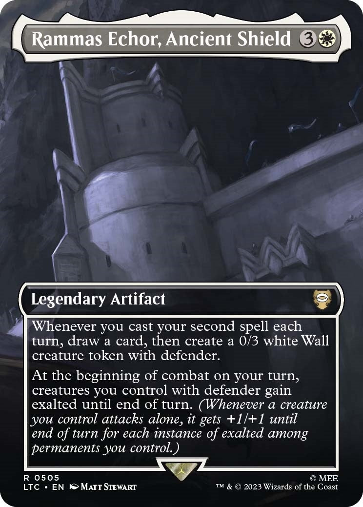 Rammas Echor, Ancient Shield (Borderless) (505) (Commander: The Lord of the Rings: Tales of Middle-earth)