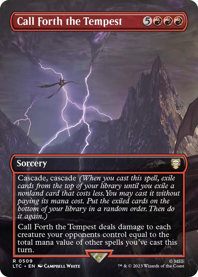 Call Forth the Tempest (Borderless) (509) (Commander: The Lord of the Rings: Tales of Middle-earth)