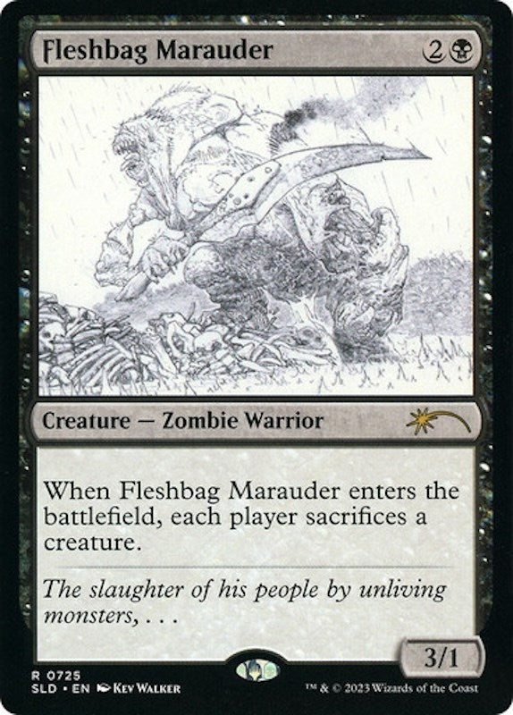 Fleshbag Marauder (00725) (Sketch Showcase) (725) (Secret Lair Drop Series)