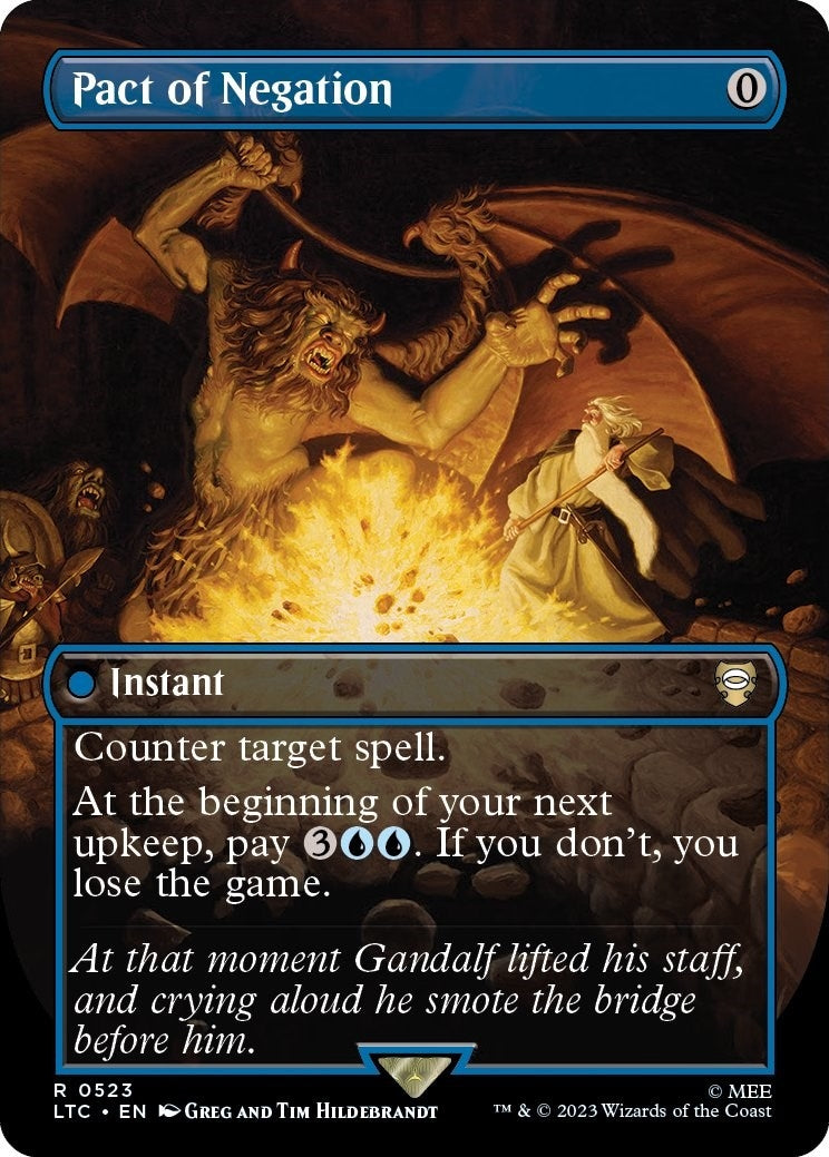 Pact of Negation (Borderless) (523) (Commander: The Lord of the Rings: Tales of Middle-earth)