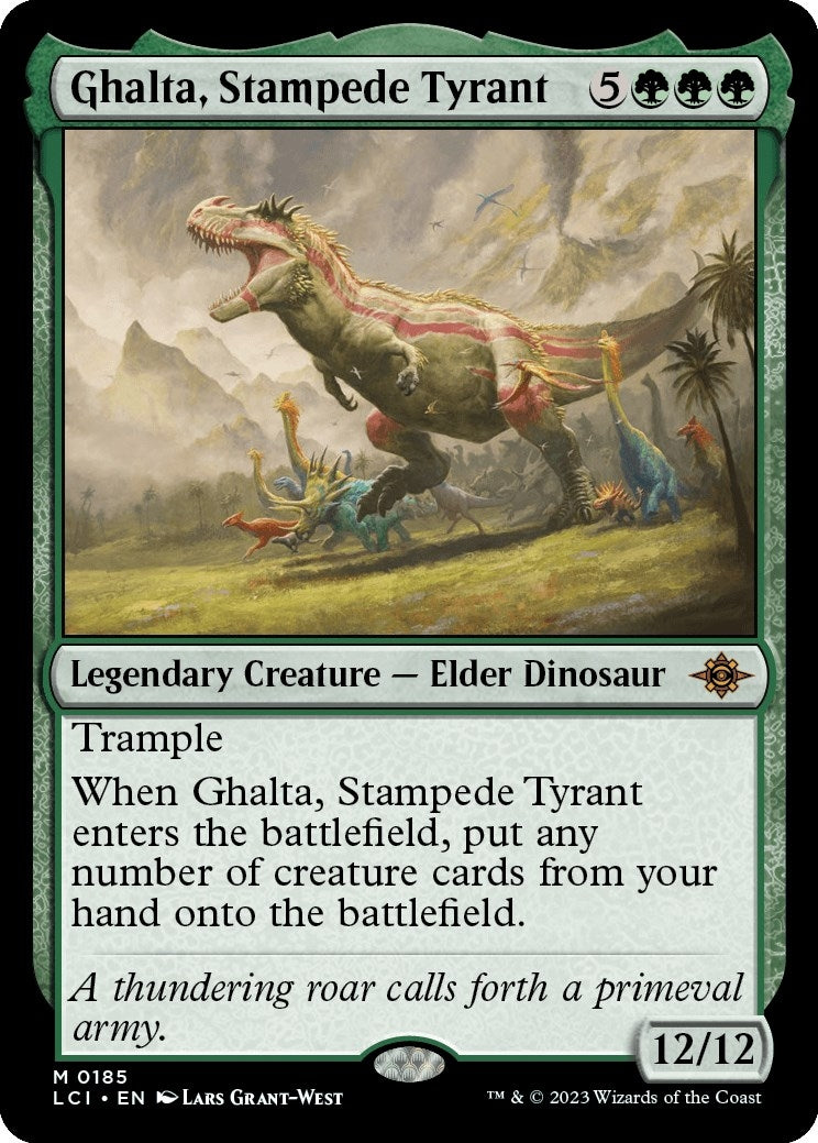 Ghalta, Stampede Tyrant (185) (The Lost Caverns of Ixalan)