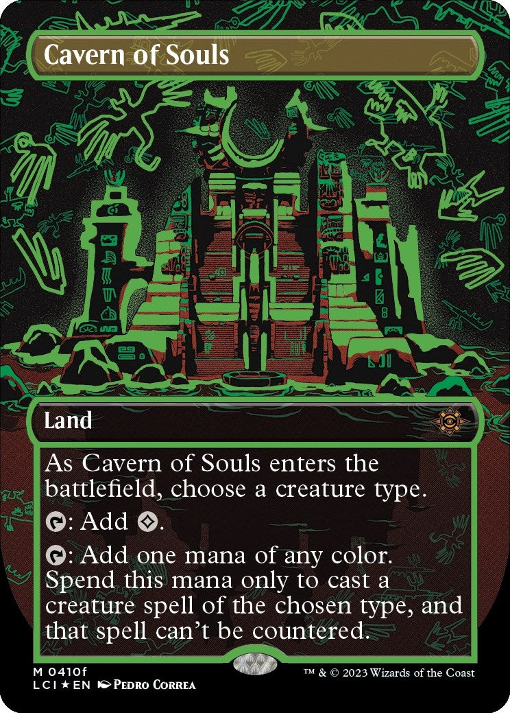 Cavern of Souls (0410f) (Borderless) (410f) (The Lost Caverns of Ixalan)