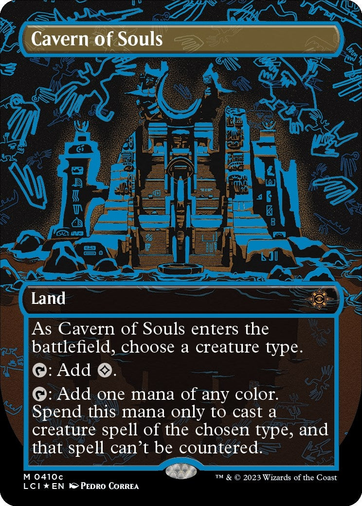 Cavern of Souls (0410c) (Borderless) (410c) (The Lost Caverns of Ixalan)