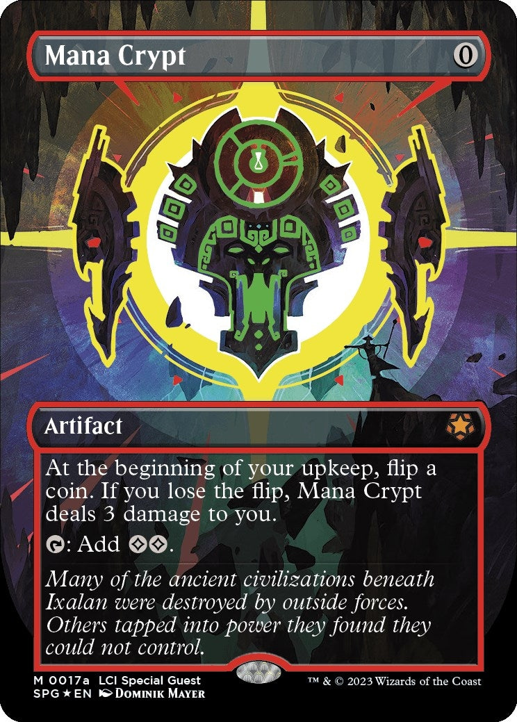 Mana Crypt (0017a) (Borderless) (17a) (Special Guests)