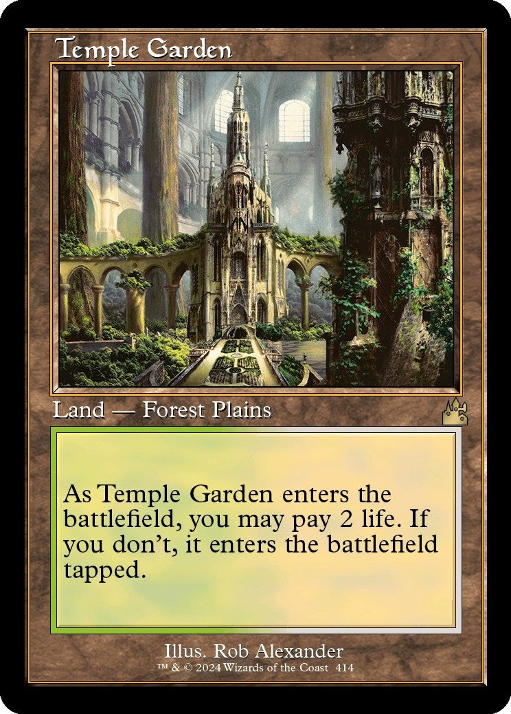 Temple Garden (Retro Frame) (414) (Ravnica Remastered)