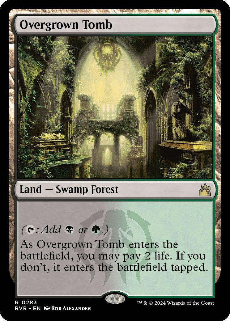 Overgrown Tomb (283) (Ravnica Remastered)