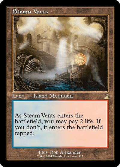 Steam Vents (Retro Frame) (412) (Ravnica Remastered)