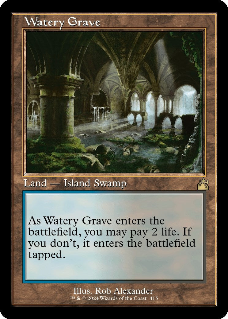 Watery Grave (Retro Frame) (415) (Ravnica Remastered)