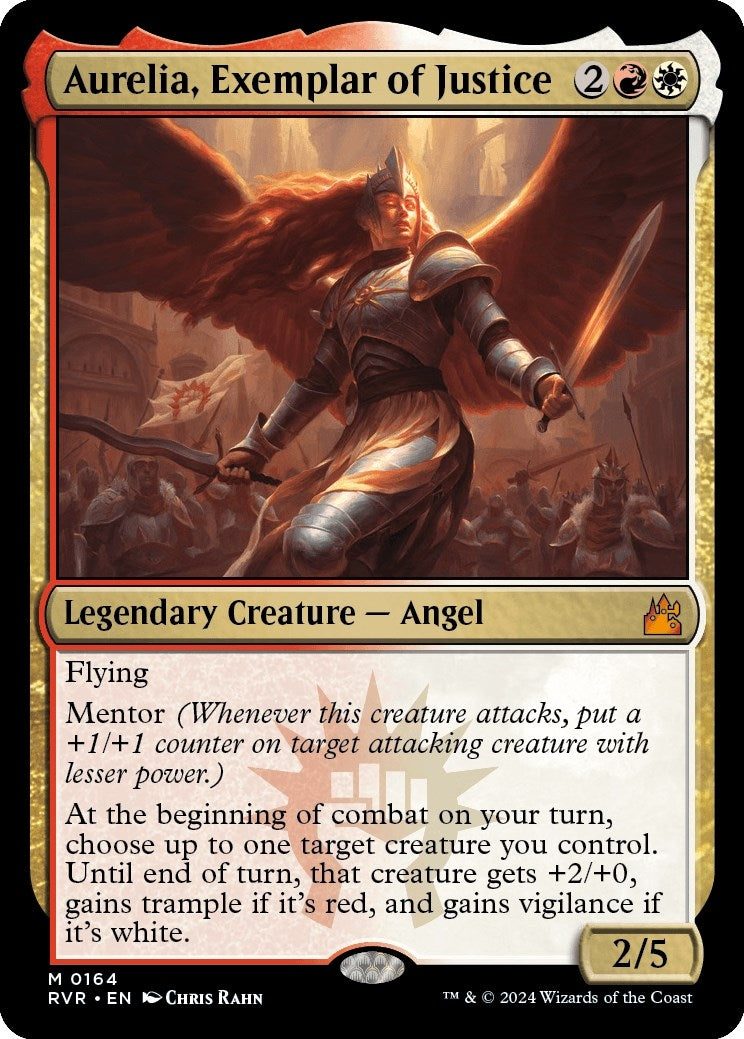 Aurelia, Exemplar of Justice (164) (Ravnica Remastered)