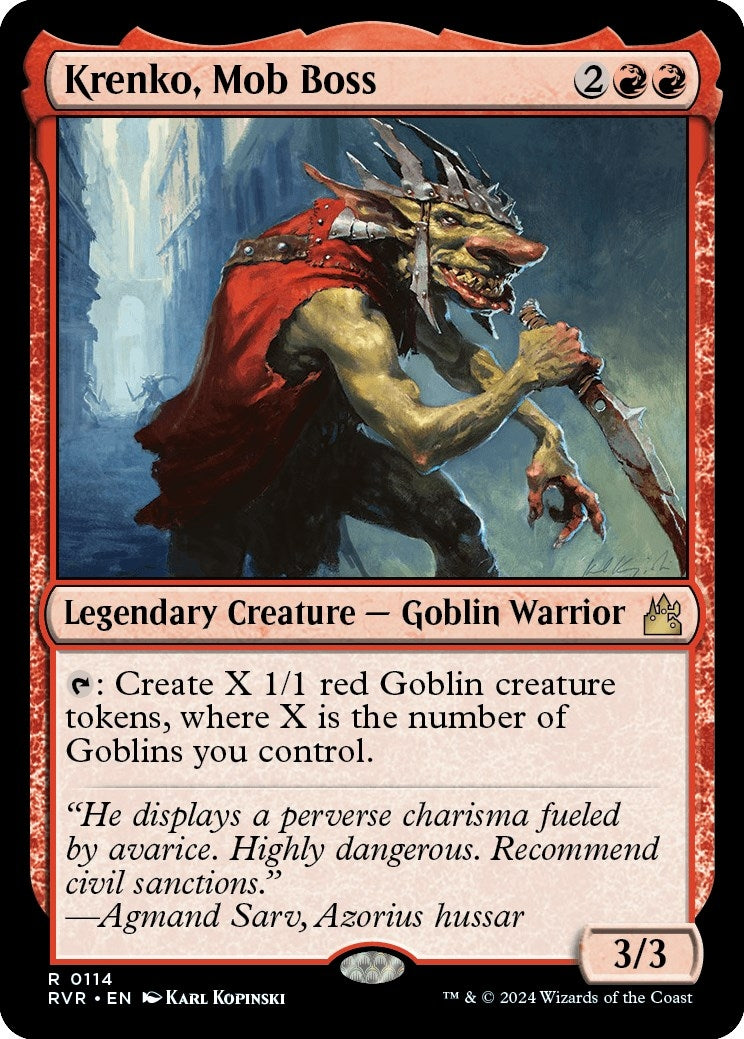 Krenko, Mob Boss (114) (Ravnica Remastered)