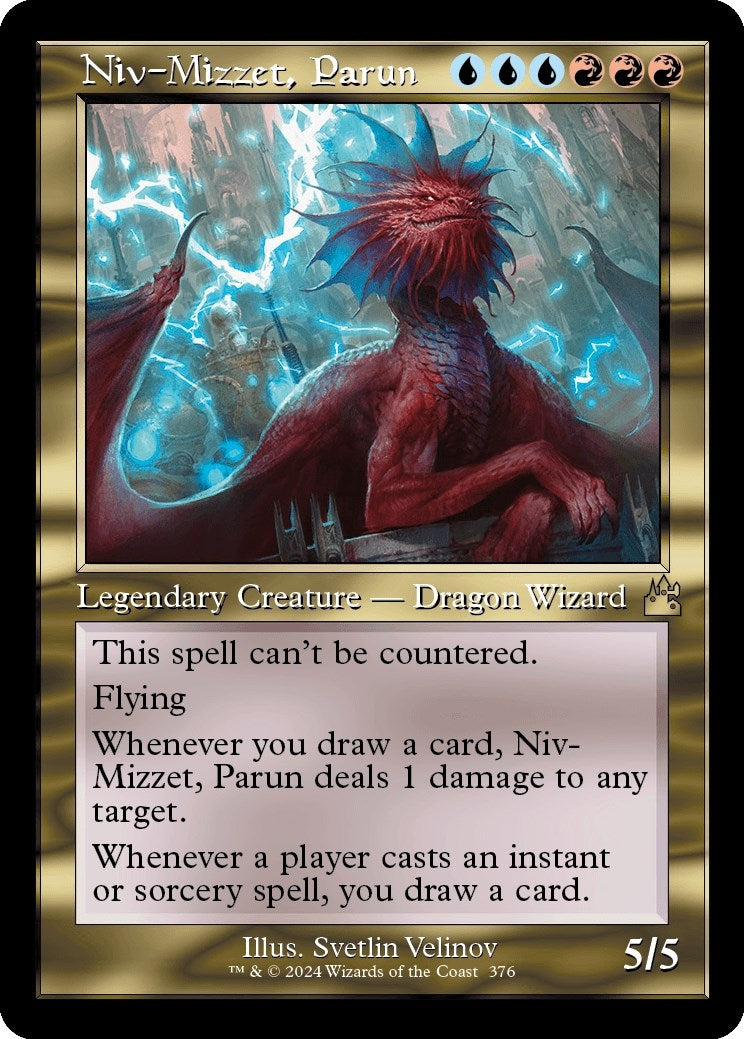 Niv-Mizzet, Parun (Retro Frame) (376) (Ravnica Remastered)