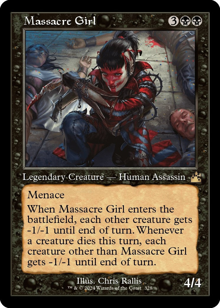 Massacre Girl (Retro Frame) (328) (Ravnica Remastered)