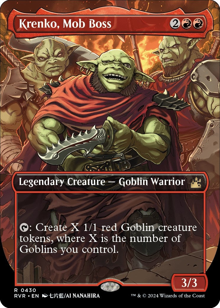 Krenko, Mob Boss (Anime Borderless) (430) (Ravnica Remastered)