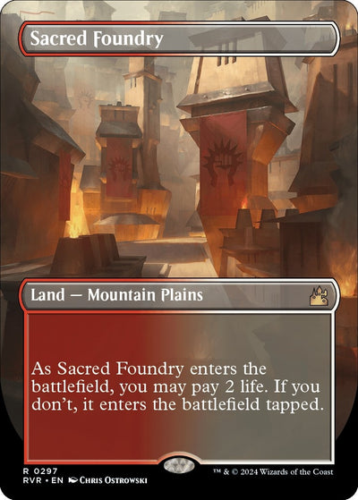 Sacred Foundry (Borderless) (297) (Ravnica Remastered)
