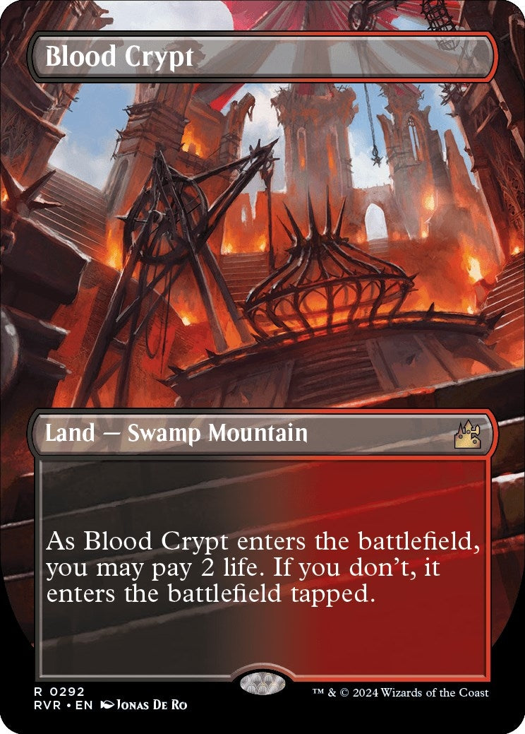 Blood Crypt (Borderless) (292) (Ravnica Remastered)