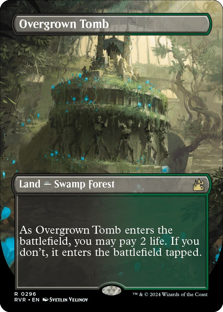 Overgrown Tomb (Borderless) (296) (Ravnica Remastered)