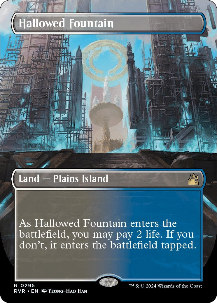 Hallowed Fountain (Borderless) (295) (Ravnica Remastered)
