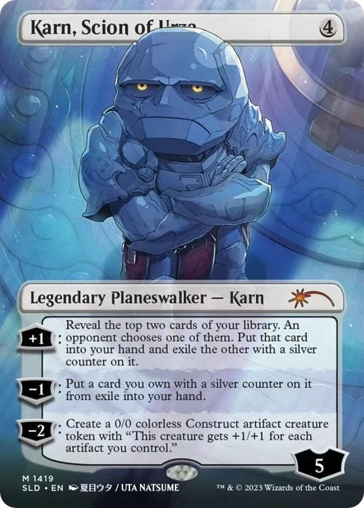Karn, Scion of Urza (Rainbow Foil) (1419) (Secret Lair Drop Series)