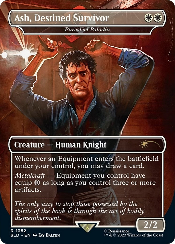 Ash, Destined Survivor - Puresteel Paladin (1352) (Secret Lair Drop Series)