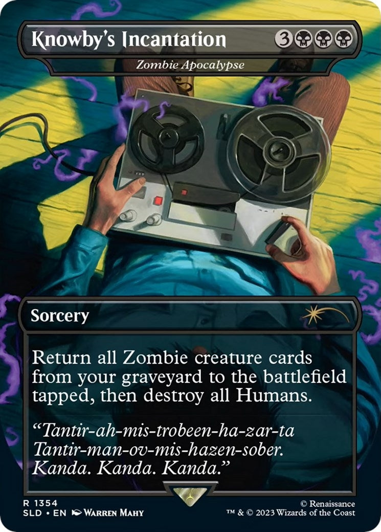 Knowby's Incantation - Zombie Apocalypse (1354) (Secret Lair Drop Series)