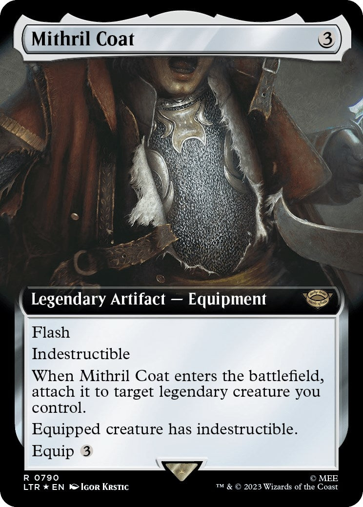 Mithril Coat (Extended Art) (Surge Foil) (790) (Universes Beyond: The Lord of the Rings: Tales of Middle-earth)