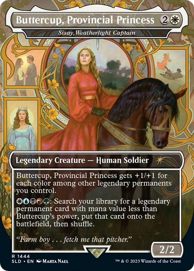 Buttercup, Provincial Princess - Sisay, Weatherlight Captain (1444) (Secret Lair Drop Series)