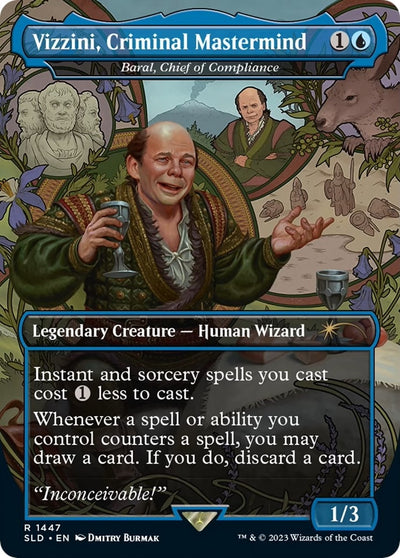 Vizzini, Criminal Mastermind - Baral, Chief of Compliance (1447) (Secret Lair Drop Series)