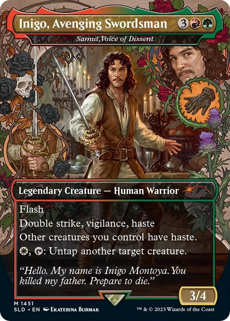 Inigo, Avenging Swordsman - Samut, Voice of Dissent (1451) (Secret Lair Drop Series)