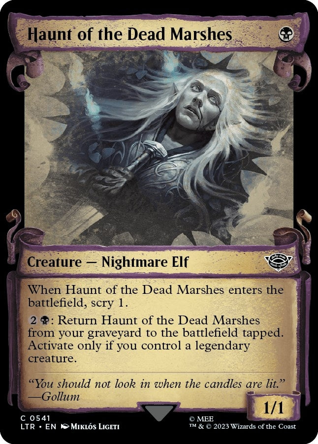 Haunt of the Dead Marshes (Showcase Scrolls) (541) (Universes Beyond: The Lord of the Rings: Tales of Middle-earth)