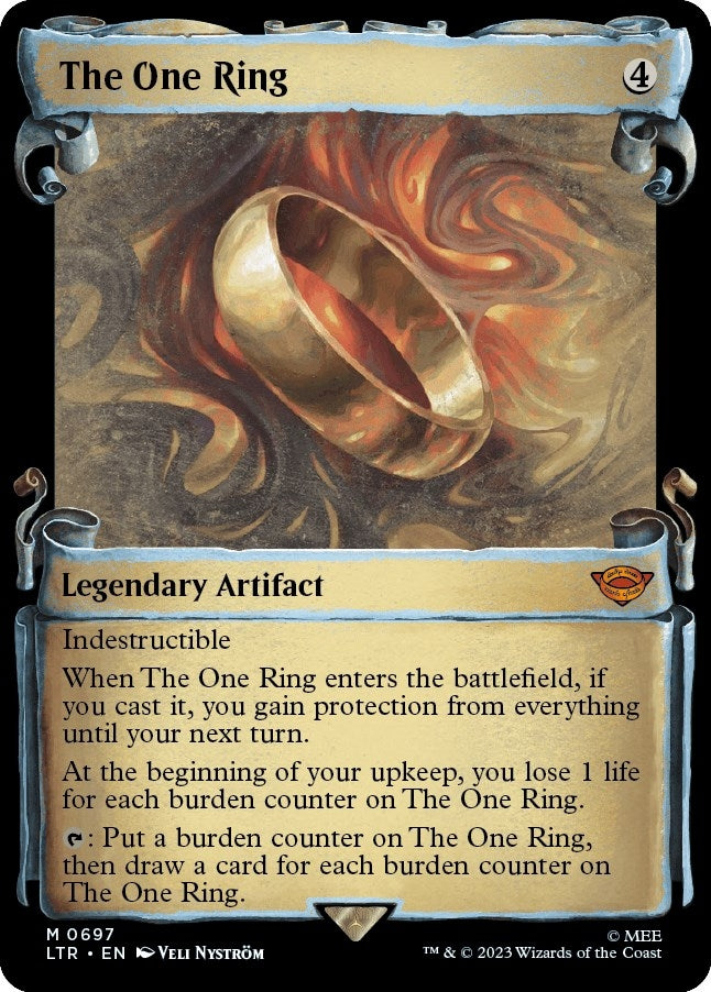 The One Ring (Showcase Scrolls) (697) (Universes Beyond: The Lord of the Rings: Tales of Middle-earth)