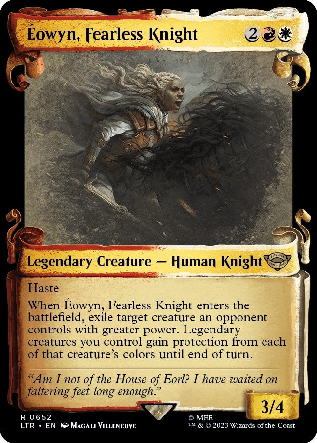 Eowyn, Fearless Knight (Showcase Scrolls) (652) (Universes Beyond: The Lord of the Rings: Tales of Middle-earth)