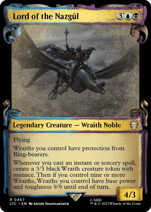 Lord of the Nazgul (Showcase Scrolls) (467) (Commander: The Lord of the Rings: Tales of Middle-earth)