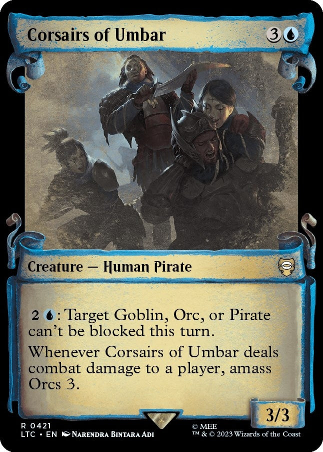 Corsairs of Umbar (Showcase Scrolls) (421) (Commander: The Lord of the Rings: Tales of Middle-earth)