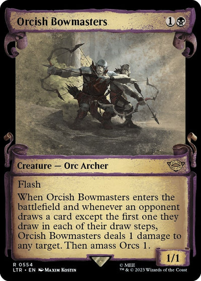 Orcish Bowmasters (Showcase Scrolls) (554) (Universes Beyond: The Lord of the Rings: Tales of Middle-earth)
