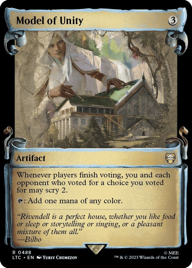Model of Unity (Showcase Scrolls) (488) (Commander: The Lord of the Rings: Tales of Middle-earth)