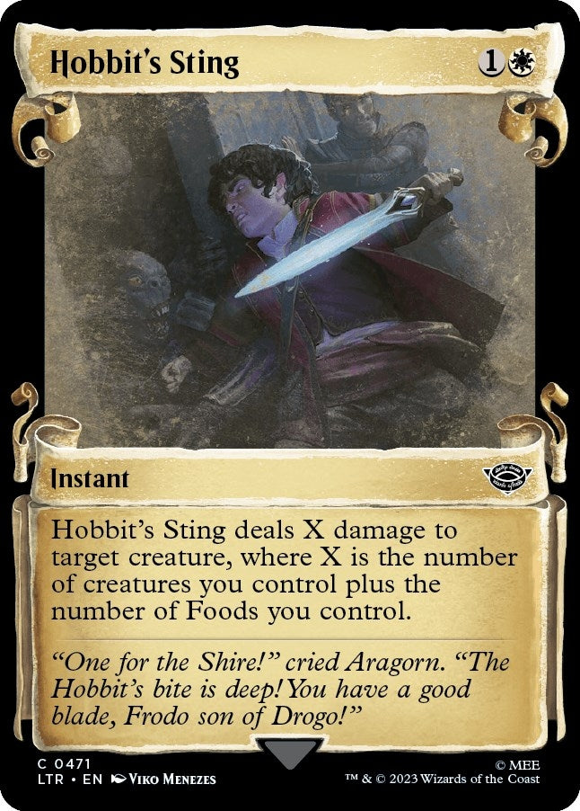 Hobbit's Sting (Showcase Scrolls) (471) (Universes Beyond: The Lord of the Rings: Tales of Middle-earth)